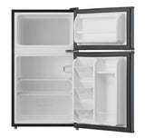 Arctic King 3.2 Cu ft Two Door Mini Fridge with Freezer, Stainless Steel, E-Star image 6
