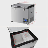 Costway 63-Quart Portable Electric Car Cooler Refrigerator / Freezer Compressor for RVs Camping image 3