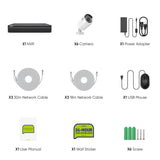 SANNCE 8CH 5MP Poe Home Security Camera System,2MP 8CH Poe NVR, 6pcs 1080P Outdoor Poe Cameras,No Hard Drive image 2