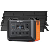 OUPES 2400W 2232Wh Portable Power Station with 4x240W Solar Panel,Solar Generator for Outdoor Camping,Home Backup,Emergency,RV image 5
