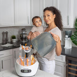 Baby Brezza Baby Bottle Sterilizer and Dryer Machine Electric Steam Sterilization - Pacifiers. Glass. Plastic. and Newborn Feeding Bottles image 5