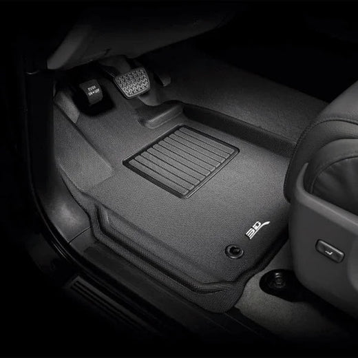 3D MAXpider Mat Custom-fit All-weather Car Mats; Row 1 and 2 Only