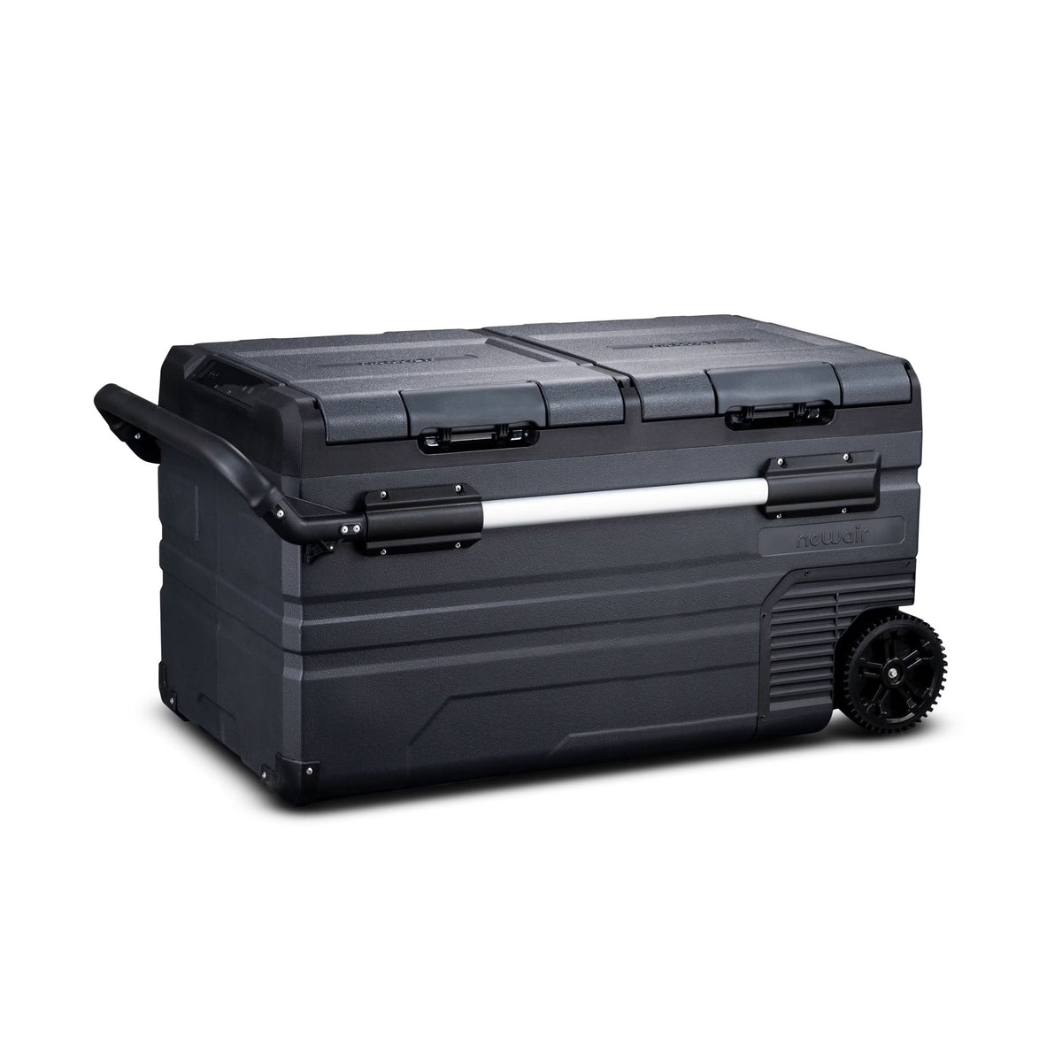 Newair 80 Qt. Portable 12v Electric Cooler with LG Compressor with Fridge and Freezer - NPR080GA00