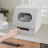 1200W mini Portable Countertop Dishwasher 360 Rotating Deep Cleaning Dishwasher image 6