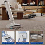 HABIUBIU Vacuum Mop All in One, Wet Dry Vacuum Cleaner, Cordless Cleaner Machine for Tile Hardwood Floor, Self Cleaning Electric Mop with 180 Lie-Flat image 6