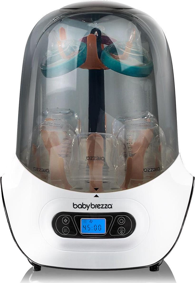 Baby Brezza Baby Bottle Sterilizer and Dryer Machine Electric Steam Sterilization - Pacifiers. Glass. Plastic. and Newborn Feeding Bottles