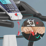 ANCHEER Folding Treadmill with 15% Auto Incline,3.25HP Ultra-silent Motor, Speed Range of 0.6~10MPH,300lb Capacity, APP Bluetooth... image 2
