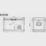 12V Car Fridge 50L 12/24V DC 110-240V AC Portable Freezer Compressor Cooler 0 H-50 H 3-Year Warranty image 6