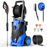 Electric Pressure Washer, 3800PSI 2.6 GPM Power Washer Machine with Hose Reel,4 Quick Connect Nozzles, Foam Cannon, for Cars, Patios, and Floor... image 5