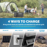 Newair 80 Qt. Portable 12v Electric Cooler with LG Compressor with Fridge and Freezer - NPR080GA00 image 2