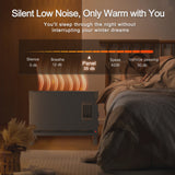 BREEZEHEAT 1500W panel space heater for bedroom, living room, home, 55-96F,knob control, 600 sq,with fan for fast heating image 4