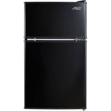 Arctic King 3.2 Cu ft Two Door Mini Fridge with Freezer, Stainless Steel, E-Star image 3