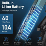 26 in Electric Bike for Adult,400W Motor,Top Speed 25MPH,40Miles Long Range,City Commuting E-bicycle With Front Fork Suspension, Dual Disc Brakes image 5
