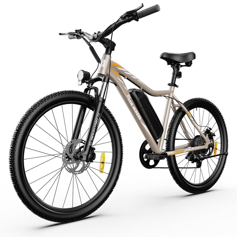 5TH WHEEL W17B 26 in Electric Bike for Adult, 500W Peak Electric Bike with 36V 10.4Ah Removable Battery, Electric Bicycle with 7 Speed, UL2849