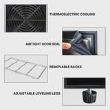 Koolatron 8 Bottle Wine Cooler Thermoelectric Freestanding Wine Fridge image 5