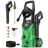 Firstness Pressure Washer 3500 PSI, Electric Power Washer w/ 26 ft Hose, 4 Quick Connect Nozzles, High Pressure Cleaning Machine with Foam Cannon,...