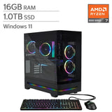 Acer Nitro 85 Gaming Desktop, AMD Ryzen 7 8700F - 16GB RAM, 1 TB SSD, NVIDIA GeForce RTX 5060 product image 1