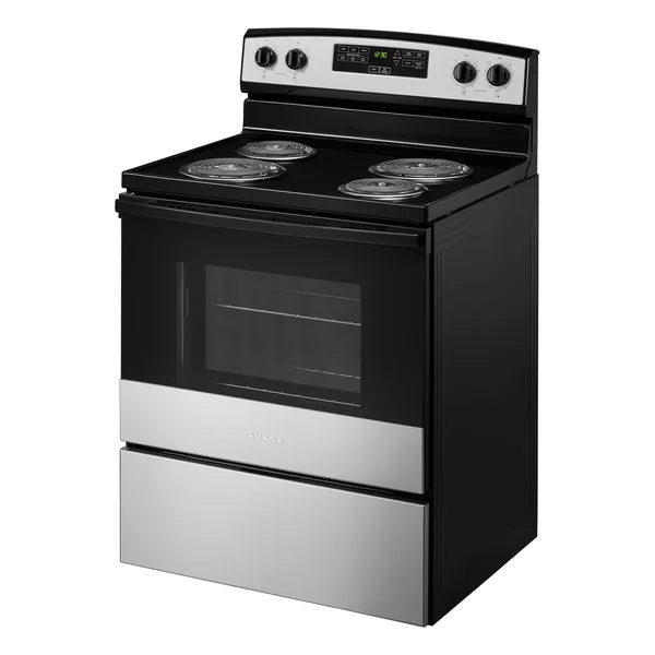 Amana 30 in. 4.8 cu ft. Electric 4 Element Range with Bake Assist product image 3
