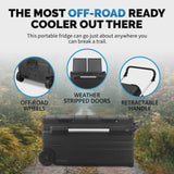 Newair 80 Qt. Portable 12v Electric Cooler with LG Compressor with Fridge and Freezer - NPR080GA00 image 3