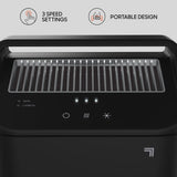 Sharper Image True HEPA Air Purifier, Covers up to 125 Sq. feet 3 Speed Settings, Black image 3