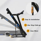 3.5HP Folding Treadmill with 15% Auto Incline 12 Preset Programs for Running Walking Exercise, 330LB Capacity, Double Running Board Shock... image 6