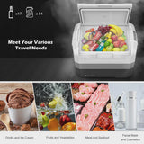 Costway 58 Quart Portable Electric Car Cooler Refrigerator Compressor Freezer for RVs Camping image 2