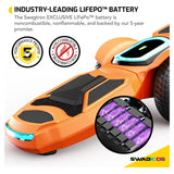Swagtron Shuttle Zipboard Electric Hoverboard Skateboard 7 mph and 3-Mile Range LED Wheels Bluetooth Speaker image 6