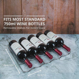 Schmecke Wine Fridge, Dual Freestanding Wine Refrigerator, 33 Bottle Wine Cooler image 6