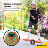 Swagtron Shuttle Zipboard Electric Hoverboard Skateboard 7 mph and 3-Mile Range LED Wheels Bluetooth Speaker image 2