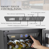 Lanbo 76 Cans Under Counter Compressor Beverage Cooler Refrigerator, 15 inch Width image 3