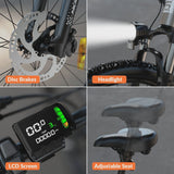 5TH WHEEL W17B 26 in Electric Bike for Adult, 500W Peak Electric Bike with 36V 10.4Ah Removable Battery, Electric Bicycle with 7 Speed, UL2849 image 6