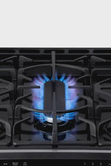 Kenmore 22-76853 5.6 cu. ft. Front-Control 5 Burner True Convection Gas Range with Oven, Large Window, Three Oven Racks, Dishwasher Safe Cast Iron... image 4