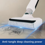 HABIUBIU Vacuum Mop All in One, Wet Dry Vacuum Cleaner, Cordless Cleaner Machine for Tile Hardwood Floor, Self Cleaning Electric Mop with 180 Lie-Flat image 3