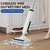 HABIUBIU Vacuum Mop All in One, Wet Dry Vacuum Cleaner, Cordless Cleaner Machine for Tile Hardwood Floor, Self Cleaning Electric Mop with 180 Lie-Flat image 2