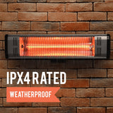 Heat Storm Tradesman 1500-Watt Electric Outdoor Infrared Quartz Portable Space Heater with Wall/Ceiling Mount image 2