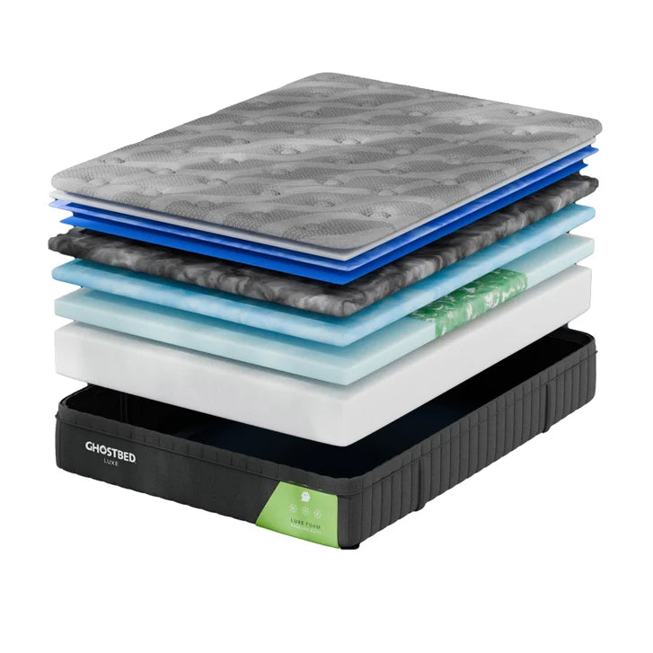 GhostBed Luxe II 35.6 cm (14 in.) Gel Memory Foam Mattress with Adjustable Base product image 6