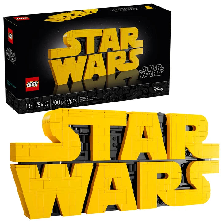 LEGO Star Wars Brick-Built Star Wars Logo Sign 75407 product image 1