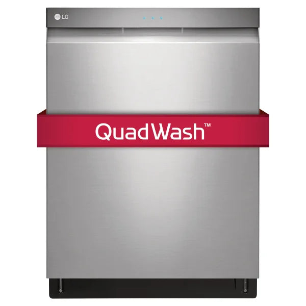 LG 24 in. Stainless-steel Built-in Top Control Dishwasher with Adjustable Third-level Rack