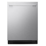 LG 24 in. Stainless Steel FlushFit Top Control Dishwasher with AutoVentDry and Floor Status Indicator product image 1