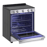 LG 30 in 6.3 cu ft. Stainless Steel Electric Slide-in Range with EasyClean and Pinch to Turn Safety Knobs product image 7