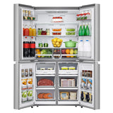 Midea 33 in. 22.8 cu ft. Stainless Steel Counter Depth Bottom Mount Refrigerator with Auto Ice Maker in Freezer product image 3