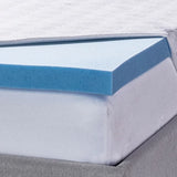 Novaform 3 in. Advanced Cooling Gel Memory Foam Mattress Topper product image 2