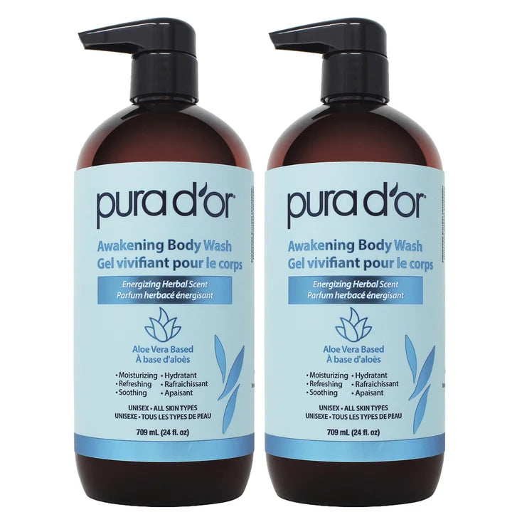 Pura D'or Awakening Body Wash, 2 x 709 mL product image 1