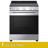 Samsung 80 Series 30 in. 6.3 cu ft. Stainless Steel Electric Slide-in Range with Air Fry and True Convection product image 1